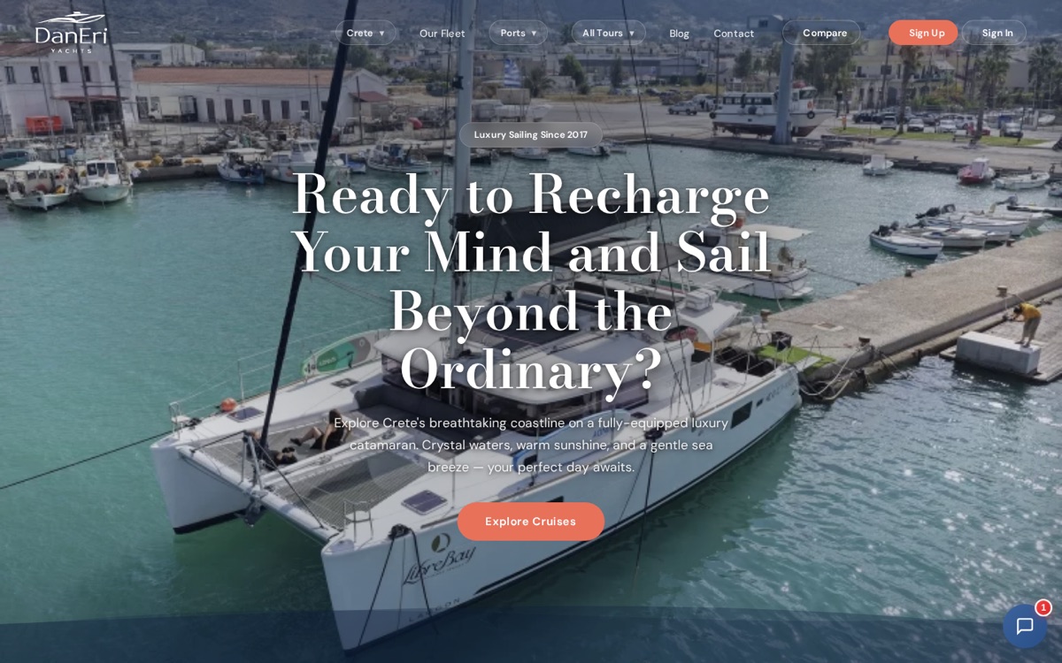 DanEri Yachts website