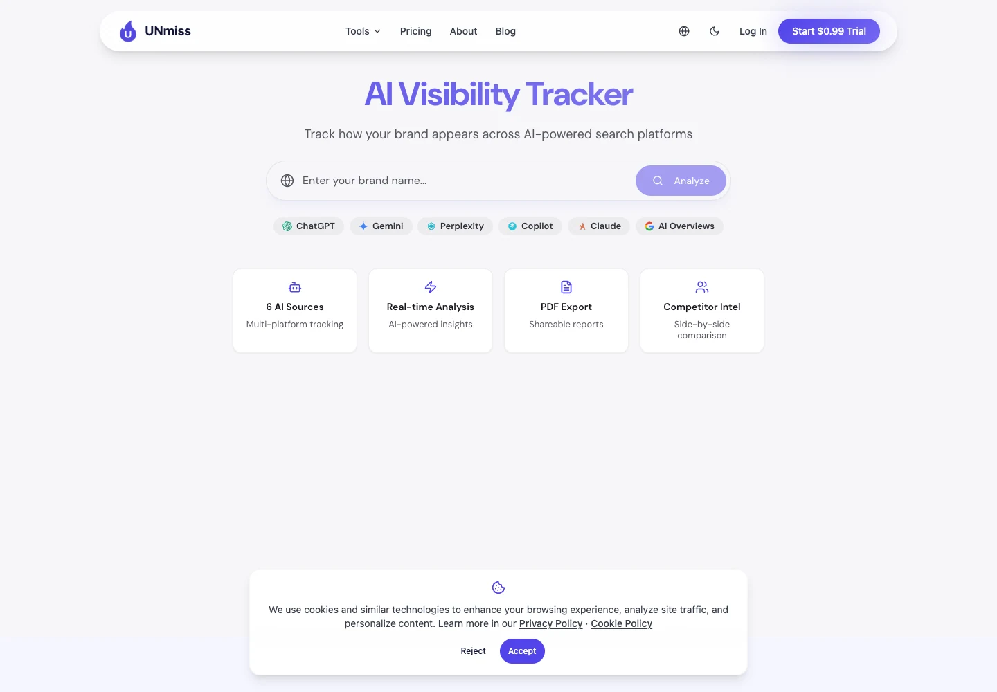 Скриншот видимости в ИИ у seotools.pro: позиции бренда в ответах поисковых движков.